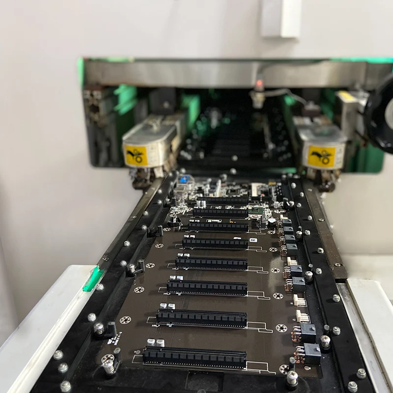 Материнская плата 8 GPU для майнинга системная с ЦП криптовалютериум Биткоин