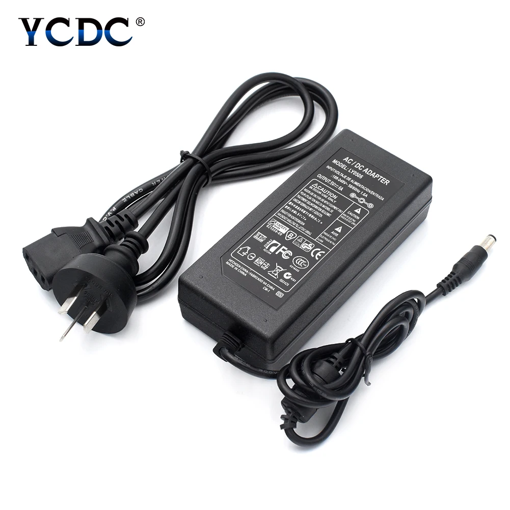 

DC 5V 6A US/EU/UK/AU Plug Charger Universal AC100-240V To DC 5V 6A Power Supply Adapter Converter Module Stable High Power