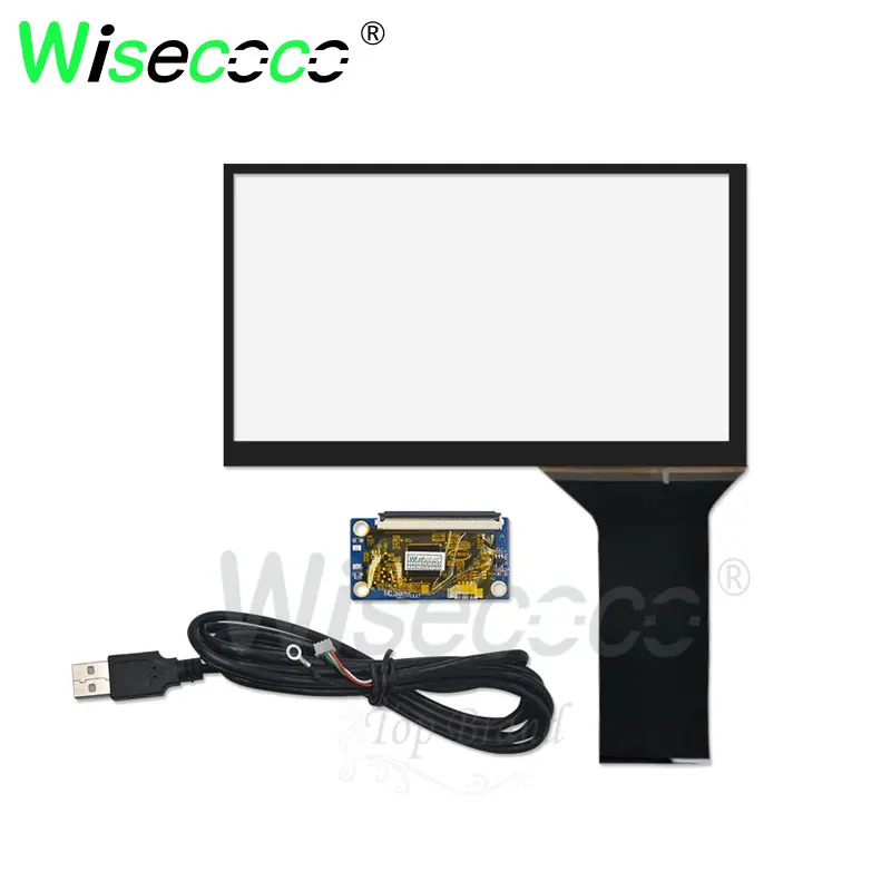 capacitive touch Wisecoco 7 дюймов ips сенсорный ЖК дисплей 1280*800 экран для raspberry pi N070ICG-LD1 с HDMI+ VGA+ 2AV драйвер платы - Цвет: capacitive touch