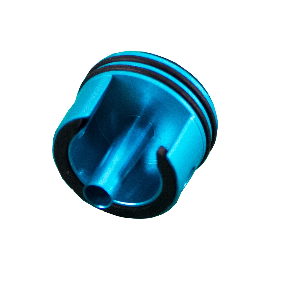 Blue CNC алюминиевый сплав Супер тихая головка цилиндра набор для страйкбола AEG M4 гель-бластер Ver.2/Ver.3 охота армия Пейнтбол Аксессуары - Цвет: Blue
