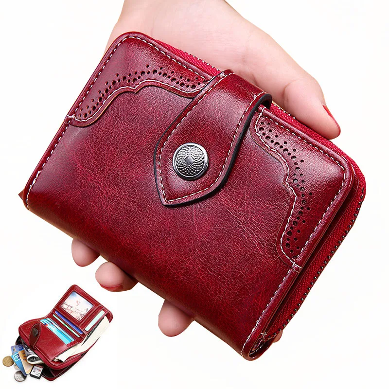 

Trendy Women Wallet Hasp Small Coin Pocket New Arrival Women Wallets Fashion Cards Holders Luxury Brand Wallets portfel damski