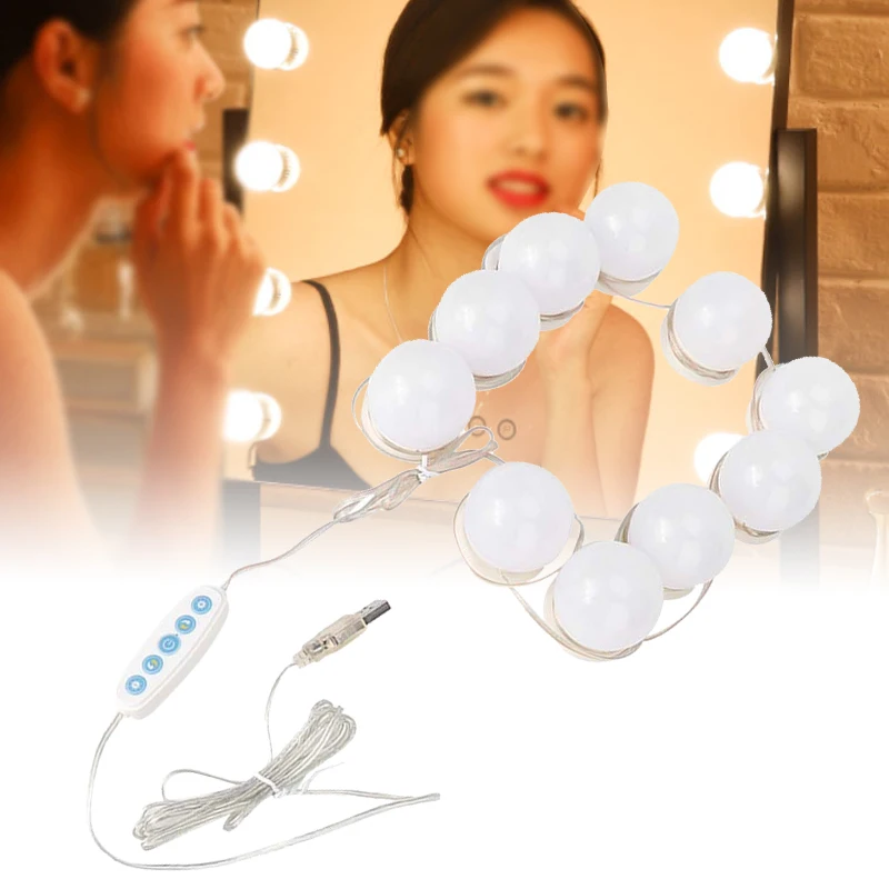 Светодиодная настенная лампа в комплекте освещение для туалетного столика