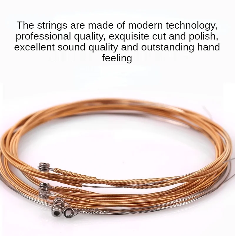 

Folk Wooden Guitar Accessories string steel wire Guitar Set string guitar string ordinary guitar string 1-6 strings 6 pieces