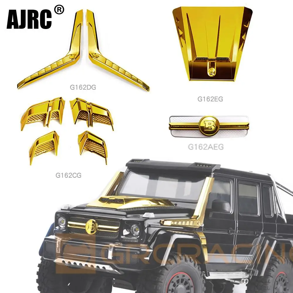 

Grc Abs Electroplated Gold Parts, Mesh Grille/machine Cover/wading Hose/wheel Brow Ventilation Grille For Trax Trx4 G500 Trx6 G6