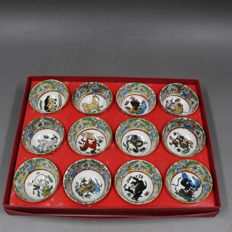 

Китайские фарфоровые чайные чашки с розовыми цветами