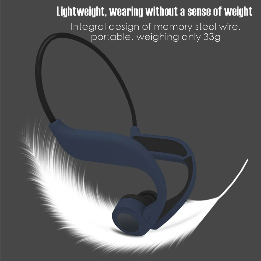 Наушники X9 с костной проводимостью беспроводные наушники Bluetooth 5 0 встроенные 8 Гб