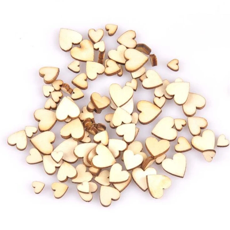 100 шт./лот милый смешанный Любовь в форме сердца Свадебный Стол рассеянный Декор
