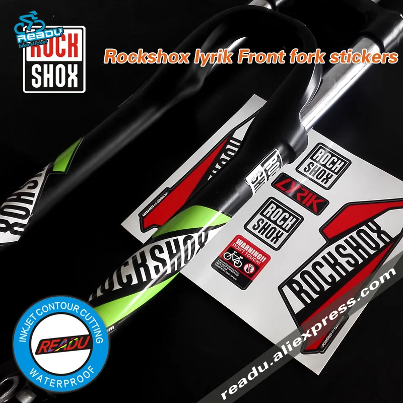 lehool bike decal 2016 Style rockshox Lyrik Front Fork Decal