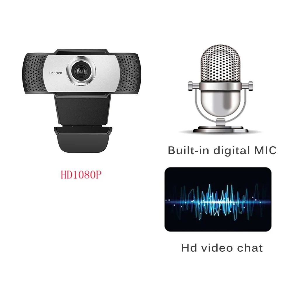 

Веб-камера 720P/1080P Full HD веб-камера со встроенным микрофоном разъем USB веб-камера для ПК компьютера Mac ноутбука, настольного компьютера USB веб-ка...