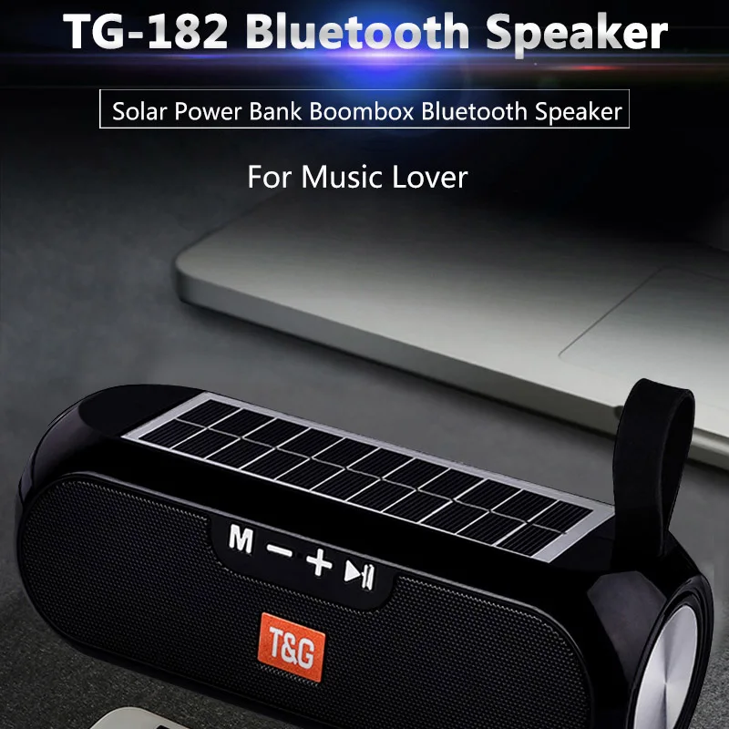 

Портативная беспроводная Bluetooth-музыкальная шкатулка с солнечной батареей