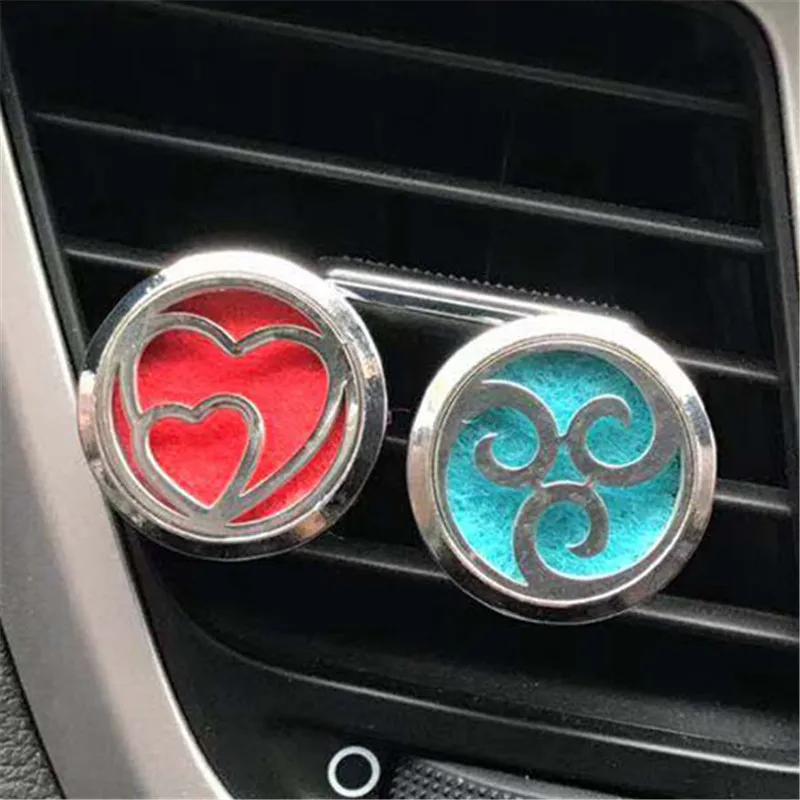 New Car Perfume Diffuser Stainless Steel Heart MOM Freshener Essential Oil Aromatherapy Locket Gift | Украшения и аксессуары