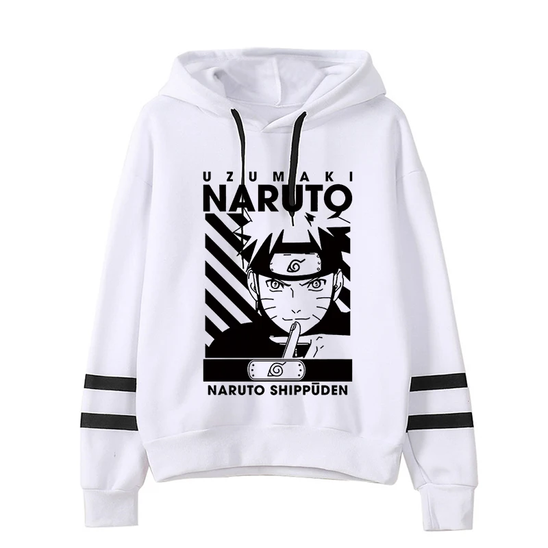 Худи мужское с японским мультяшным принтом свитшот капюшоном Акацуки забавная