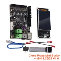 clone prusa mini buddy control board kit tmc2209 driver mini lcd28 v1 0 lcd display panel 32bit 3d printer parts mother board