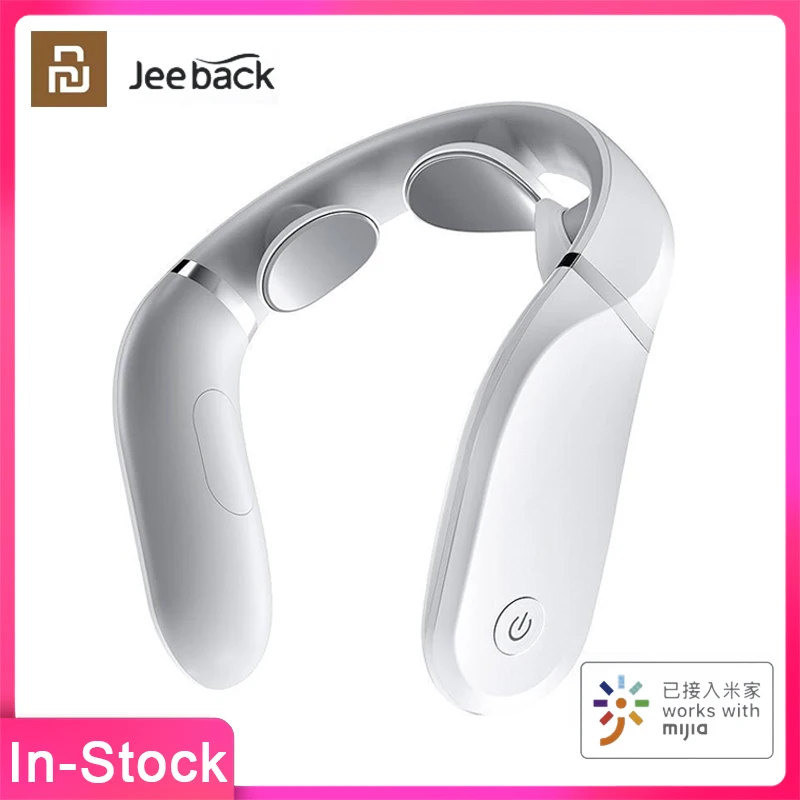 

Массажер для шеи Xiaomi Youpin Jeeback G2, массажер для шеи с инфракрасным подогревом, уход за здоровьем, L-образный массажер для шеи с приложением