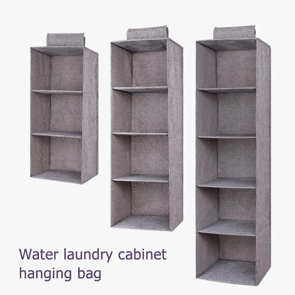 

3/4/5 Layers Organiser Home Household Supplies Wardrobe Large Capacity Hanging Wardrobe Storage Cabinets Hanging Bag Portable