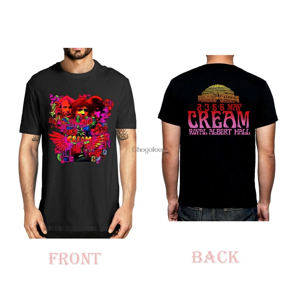 Винтажная двухсторонняя футболка с имбирным пекарем кремом Disraeli Gears Эрик