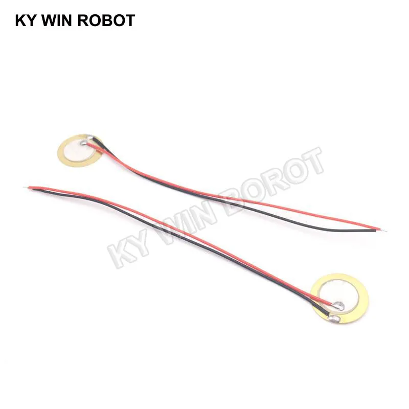 10 Pcs Piezoelectric Piezo Ceramic Wafer Plate Dia 15mm For Buzzer Loudspeaker