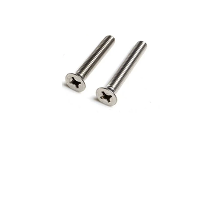 

10/50 M2 M2.5 M3 M3.5 M4 M5 M6 M8 A2-70 304 Stainless steel GB819 Cross Phillips Flat Countersunk Head Screw Bolt Length 3-100mm