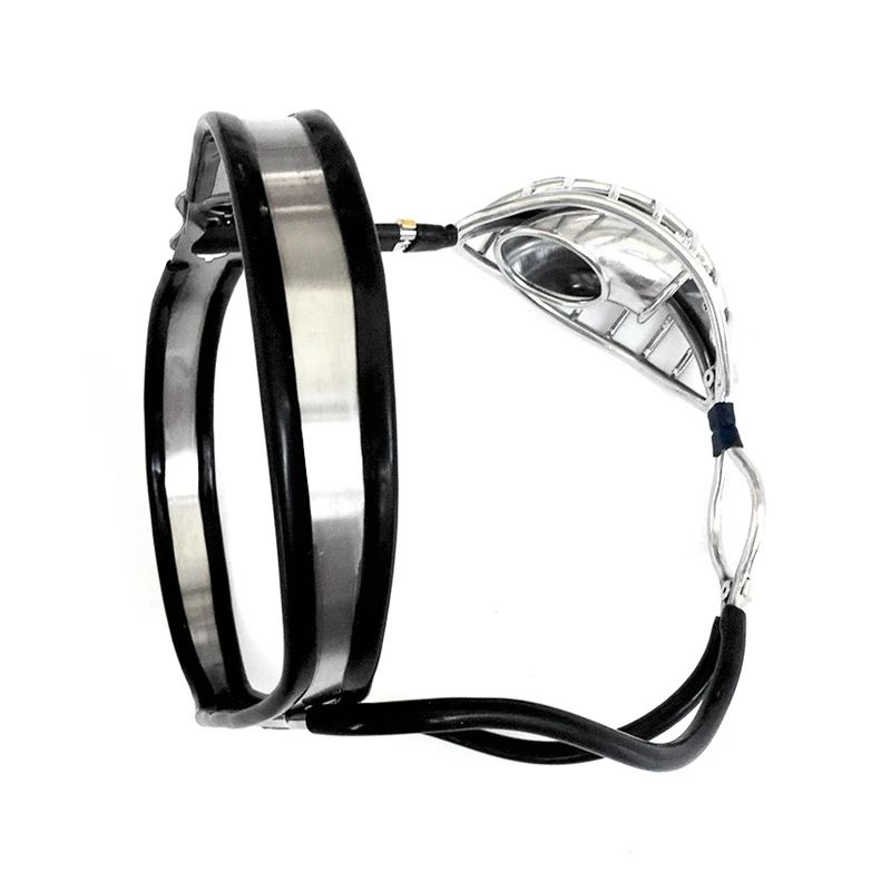 Мужской Пояс верности из нержавеющей стали клетки для пениса с замком клетка