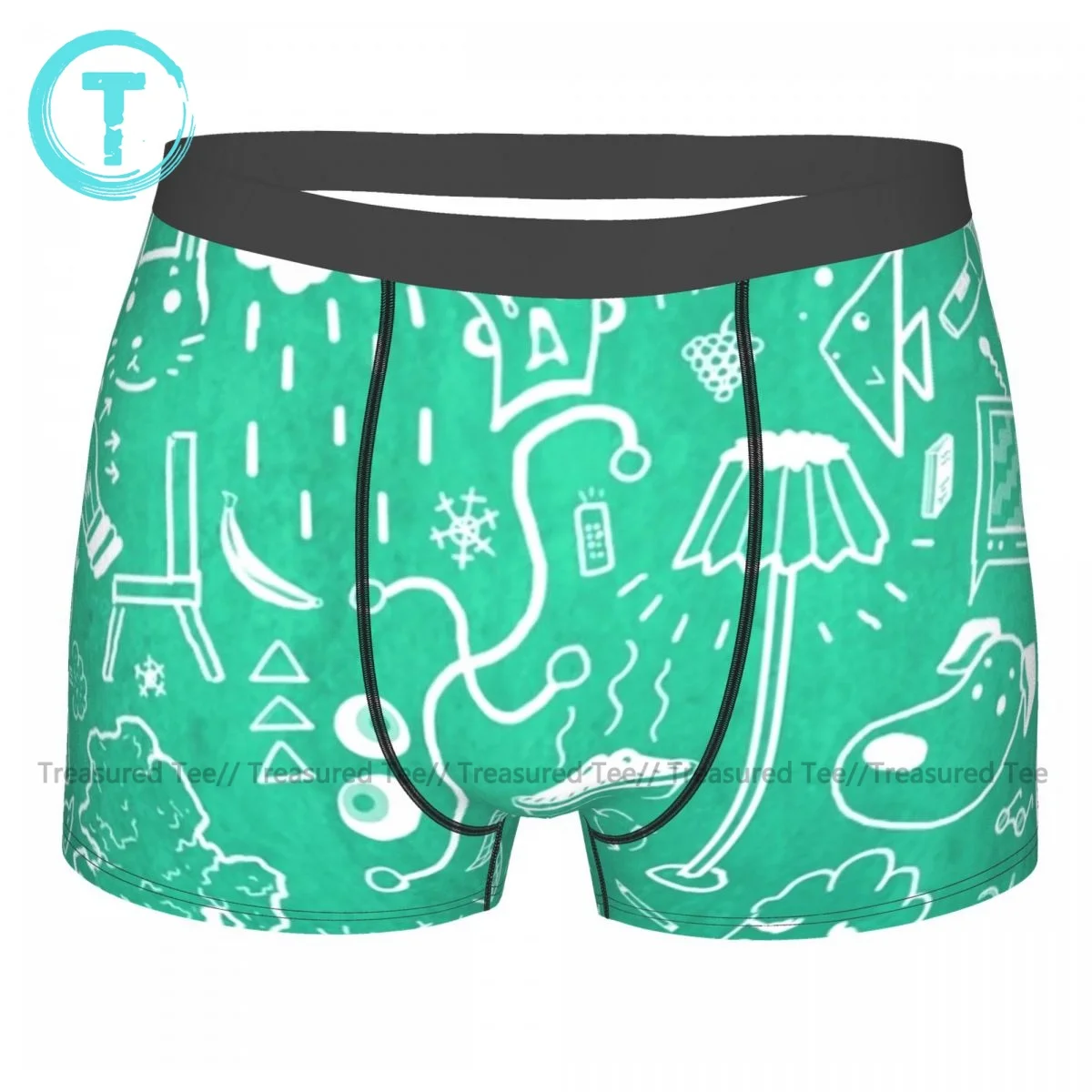 Tree Underwear Customs Polyester Sublimation Trunk Hot Males Plain Boxer Brief