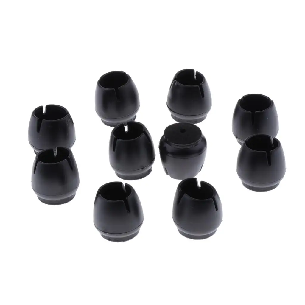 

10 Pack Table Chair Leg Caps Floor Protector Round Covers