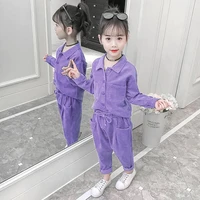 toddler kids clothing sets 2pcs kpop fashion teen girls tracksuits autumn spring children youth sport suits size 4 6 8 10 11 12