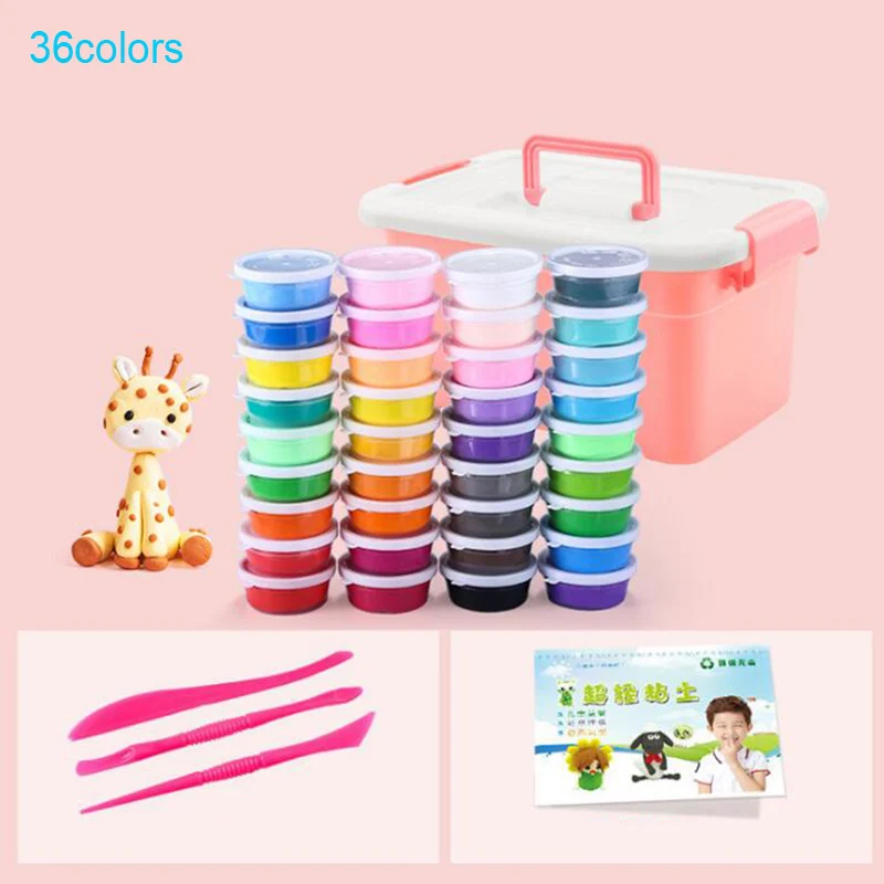 Горячая Распродажа DIY ручной работы Пластилин творческие игрушки цветная