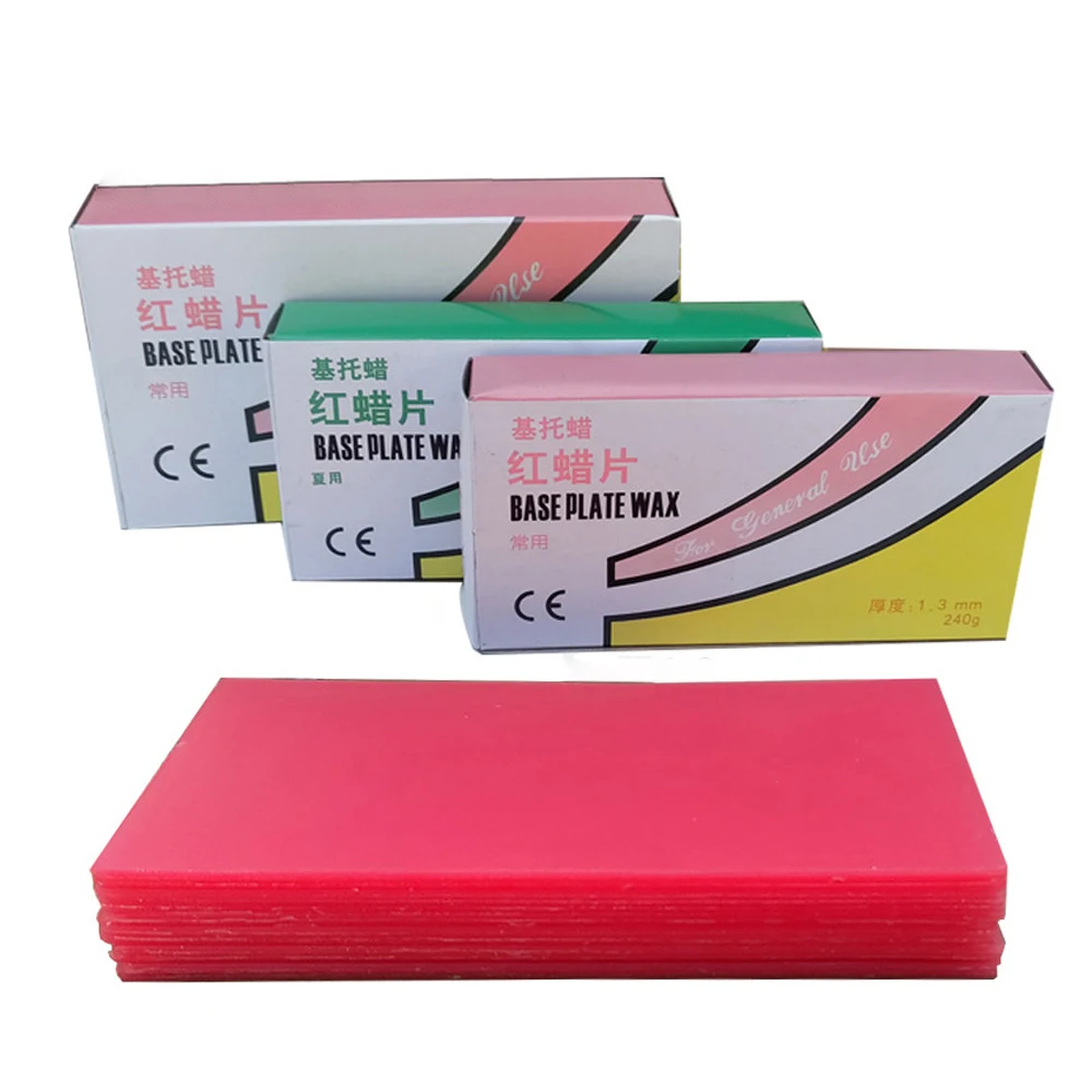 Базовая пластина для стоматологических лабораторных материалов красная