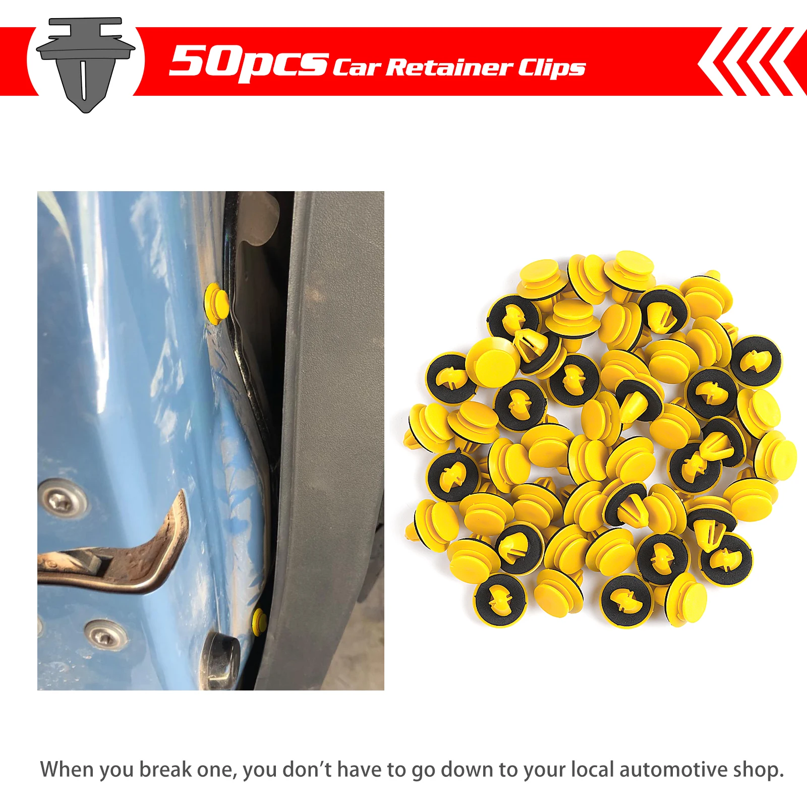 

50Pcs 000-991-63-98 Door Panel Clips Replacement for Mercedes Benz Trim Panel Retainer Clips