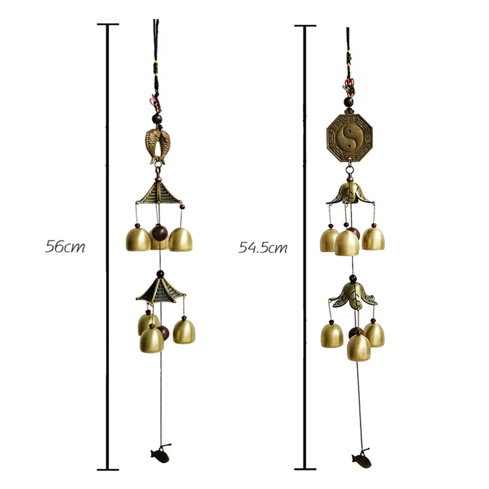 

Metal Copper Wind Chime Pendant Door Decoration Alloy Bell Feng Shui Pendant Room Decoration Accessories Aesthetic