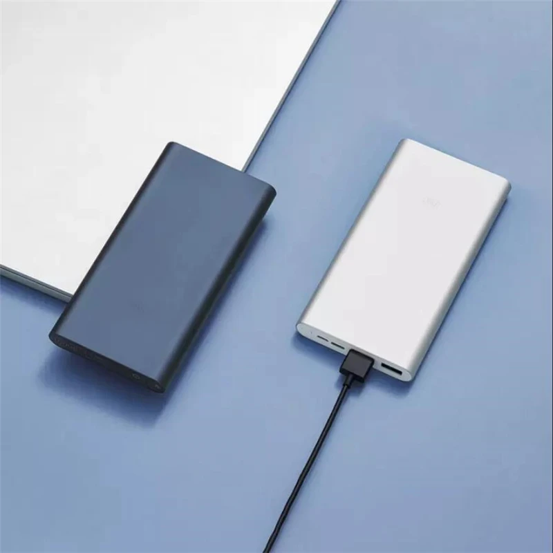 Внешний аккумулятор Xiaomi Mi Power Bank 3 USB пластик 10000мАч
