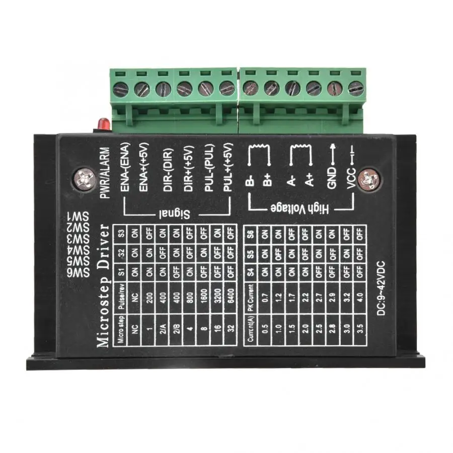 42 В постоянного тока шаговый двигатель драйвер алюминиевый 4.0A высокая скорость