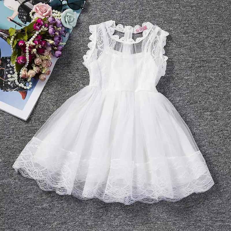 Style 4 White Рождественское платье для девочек; новогодние вечерние костюмы принцессы для маленьких девочек; Детские платья с цветочной аппликацией; зеленое платье принцессы; От 2 до 6 лет - Цвет: Style 4 White