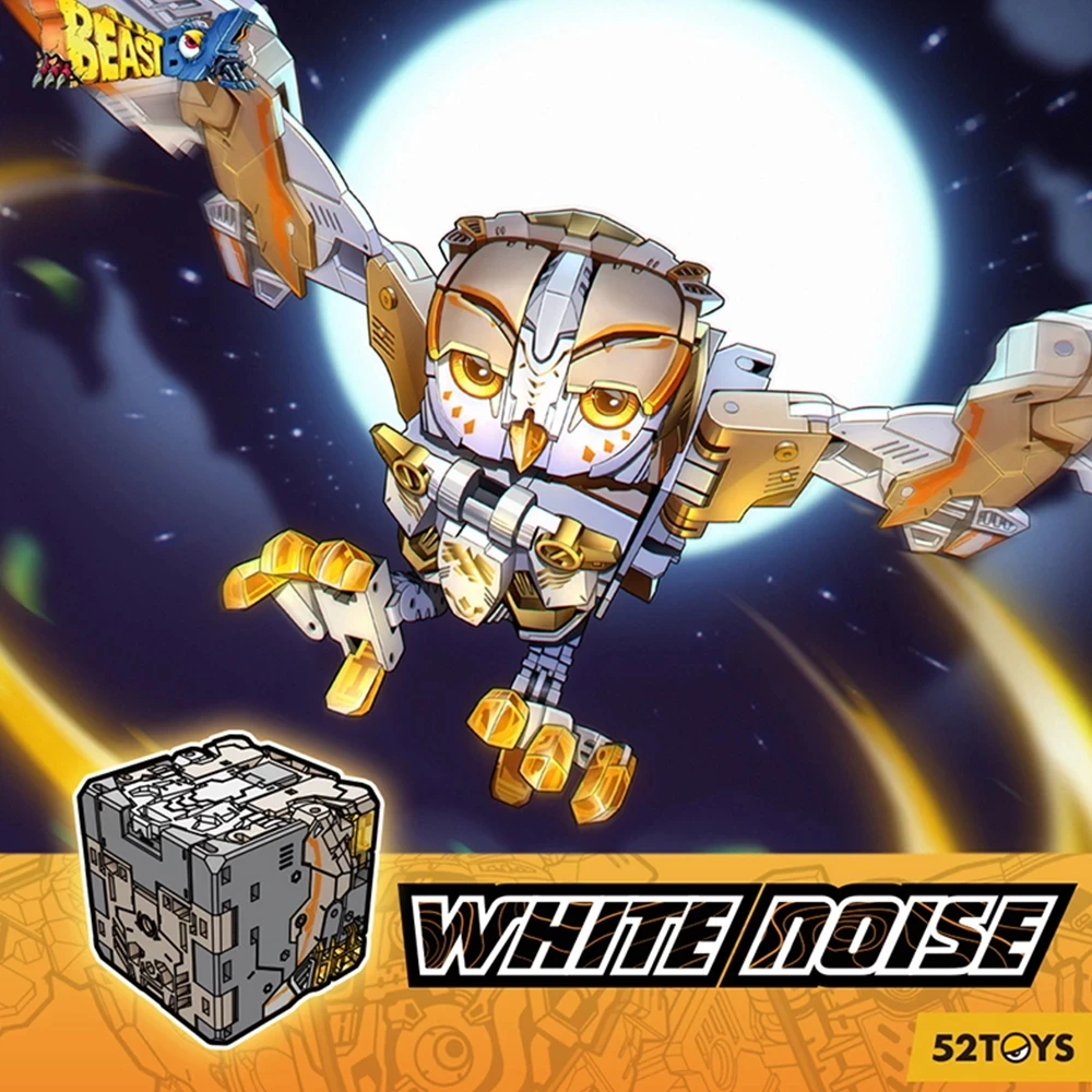 

BeastBox Deformation Robots BB-41 White Noise Model Transformation Animal Cube Mecha Figureals Model Toys Action Figure Gifts
