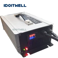 customized led display 36v battery charger max 40a automatic charger lead acid lifepo4 lithium ion 36v forklift battery charger