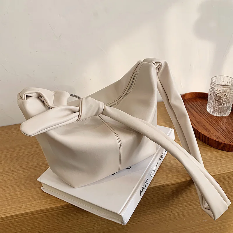 

Сумка через плечо женская, из мягкой искусственной кожи, однотонная, 2021