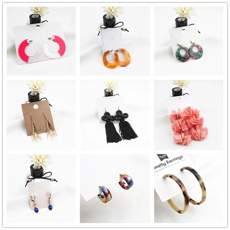 Корейская версия новой уксусной кислоты веб-звезды цвет серьги тренд