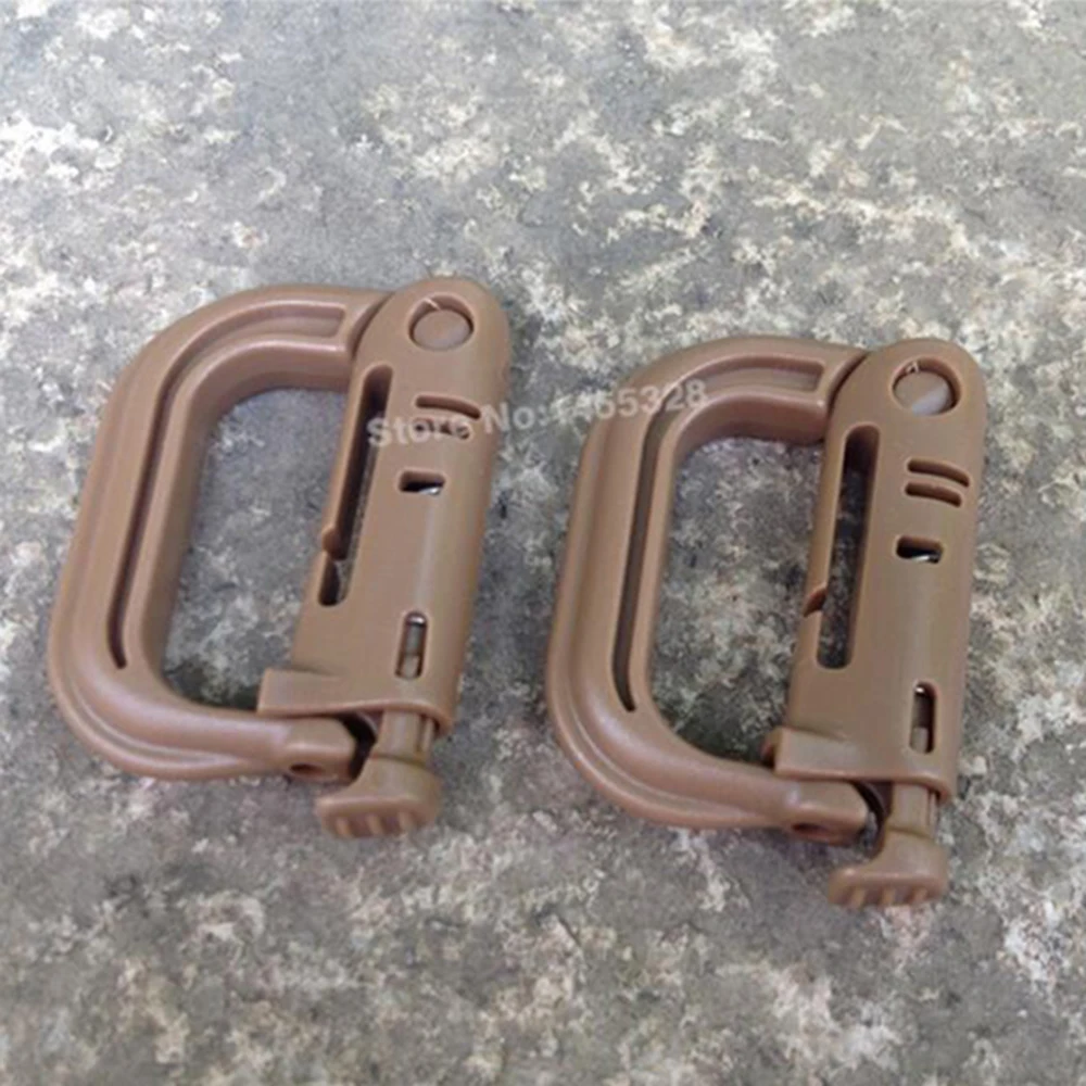 20 шт./лот застежка для альпинизма пластиковая пряжка рюкзак Военные Аксессуары