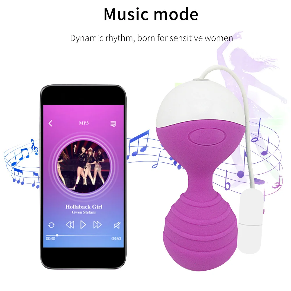 Smart APP Control Vibrators For Women USB Charging Vibrating Jump Eggs Kegel Ball Sex Toys Vagina Tighten Exercise Geisha Balls | Красота и