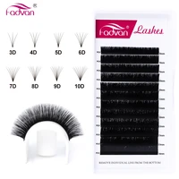 fadvan easy fan lashes extension diy 2d3d4d10d faux mink blooming eye lash extensions 0 050 070 10 makeup lashes