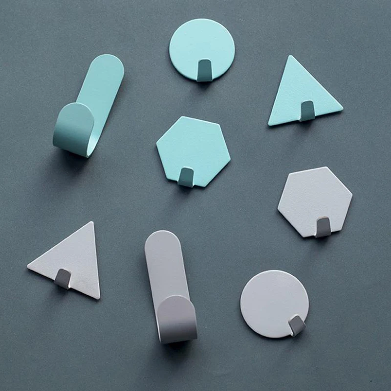 4 шт Мини двери сильные липкие крючки для ванной пробивая дверь без следов гвоздь