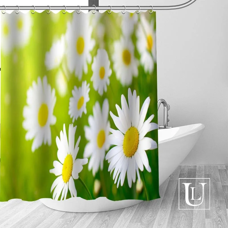 Большая распродажа новая современная занавеска для душа с зеленой травой на