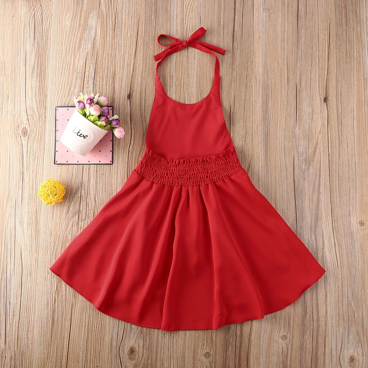 Летнее платье принцессы для маленьких девочек Платье подружки невесты Детское