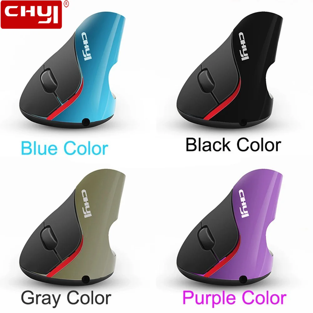 CHYI USB Проводная Мышь эргономичная Вертикальная игровая 1600 Точек на дюйм