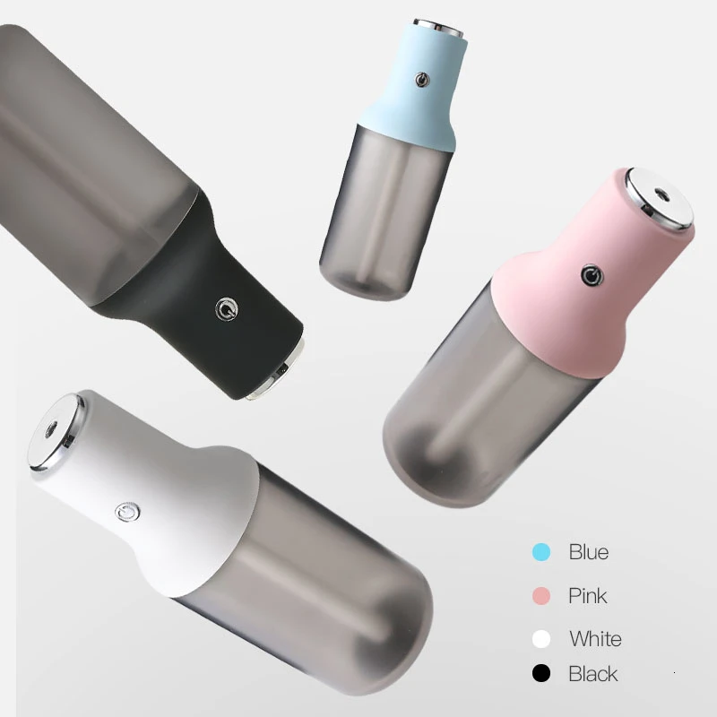 White Увлажнитель воздуха для автомобиля USB Домашний Портативный Красочный свет большой емкости, увлажнитель креативные подарки - Цвет: White