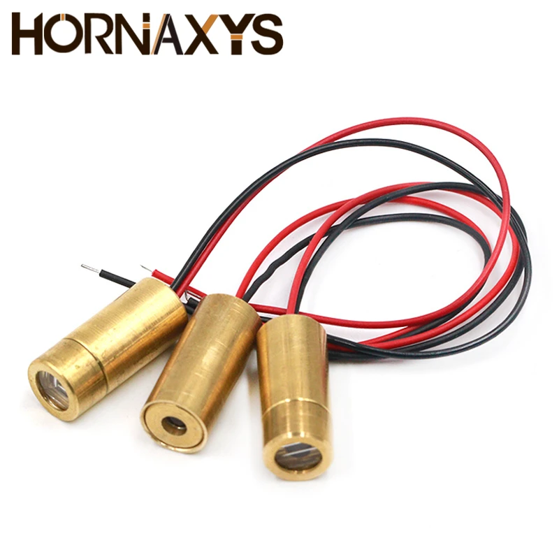 

2PCS/5PCS Laser head 650nm 9mm 3V 50mW Laser Cross Diode Module Red Copper Head