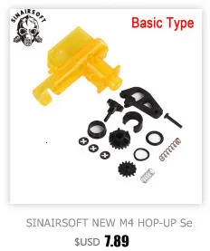 SINAIRSOFT CNC 7075 авиационный алюминиевый Hop up камера для M4 M16 серии AEG Airsoft Marui, Dboys, JG и т. Д. Аксессуары для охоты
