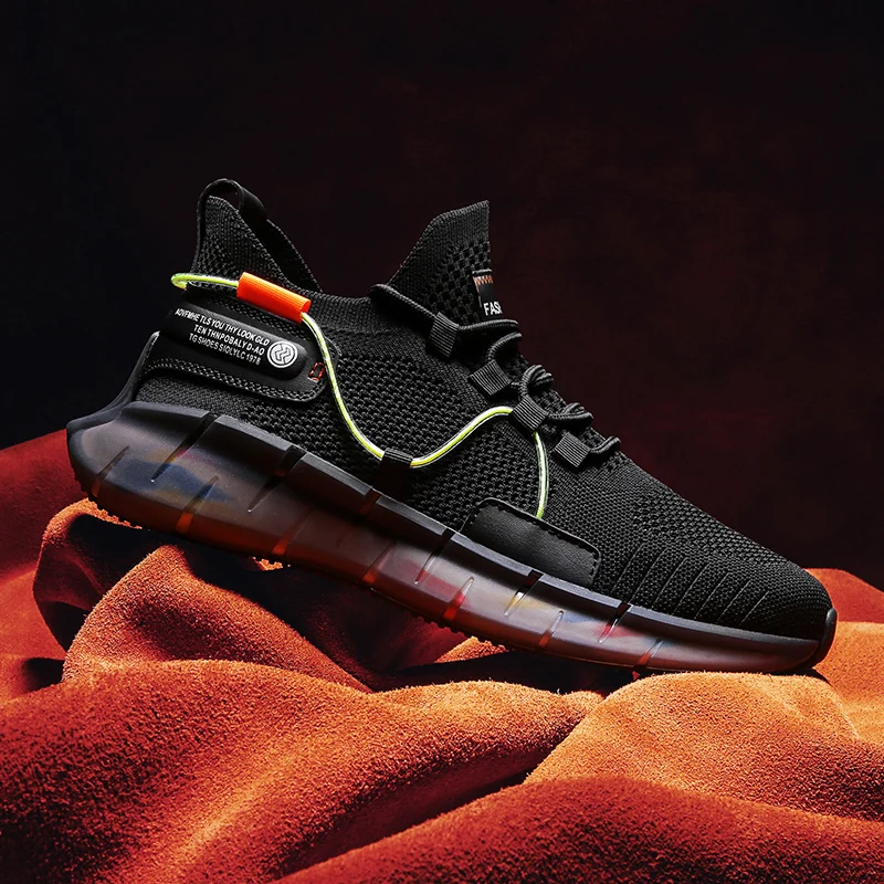 Мужские кроссовки для бега уличные дышащие удобные тренировочные фитнеса и