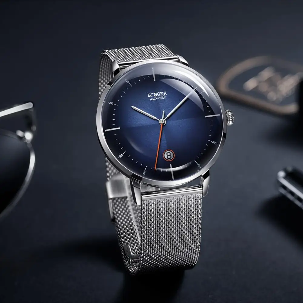 Часы швейцарские мужские с автоподзаводом брендовые роскошные механические