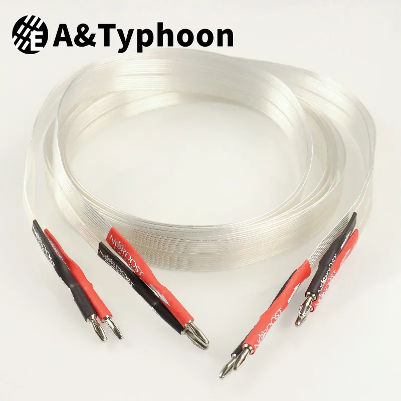 Кабель для динамика EA & Typhoon HiFi посеребренный провод OCC Hi end кабель с позолоченным